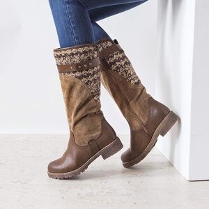 Muk Luks Brown Over the Knee Boots